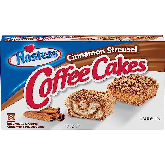 Hostess Cinnamon Streusel Coffee Cakes