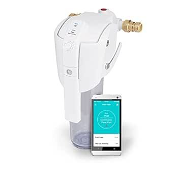 GE Smart Whole House Water Filtration System | Reduces Sediment, Rust & More | Install Kit & Accessories Included | Filter Not Included | Replace Filter (FTHPM, FTHTM, FTHLM) Every 3 Months | GXWH70M