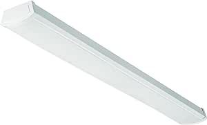 Lithonia Lighting FMLWL 48 840 LED Flush Mount Wraparound Light, 4-Foot, 4000k | Bright White