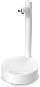 Intelligent Desktop Water Pump Barrel Mounted Water Dispenser Removable Automatic Water Dispenser Absorber ,Suitable for Home, Office, Outdoor (White)
