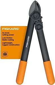 Fiskars 15" PowerGear Super Pruner/Garden Lopper - Sharp Precision-Ground Steel Blade Tree Trimmer - Cuts up to 1.5" Diameter