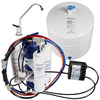 Home Master TMAFC-ERP Artesian Full Contact Reverse Osmosis System, 7-Stages, Patented 2-Pass Alkaline Remineralization, Fast 4.5s Fill Rate, 1:1 Waste Ratio, 8.5” Catalytic Carbon, 5-Yr Limited Parts