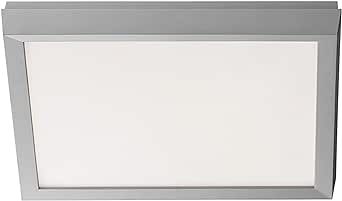 Modern Forms Argo 11in LED Square Flush Mount 3000K in Brushed Nickel