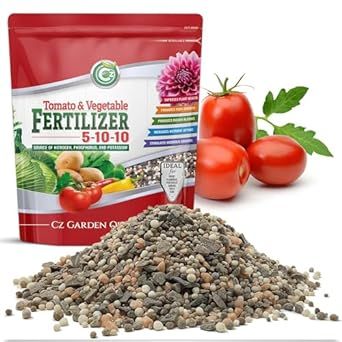 5-10-10 Tomato & Vegetable Fertilizer - Made in USA - Nitrogen, Phosphorus, Potassium Plant Food for Indoor/Outdoor Plants & Flower Gardens - Promotes Vigorous Growth and Big Blooms!