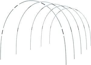 MAXPACE Greenhouse Hoops for DIY 3.5ft or Wider Grow Tunnel, Rust-Free Fiberglass Support Hoops Frame for Garden Fabric, DIY Plant Support Garden Stakes, Gardening Supplies, 25pcs