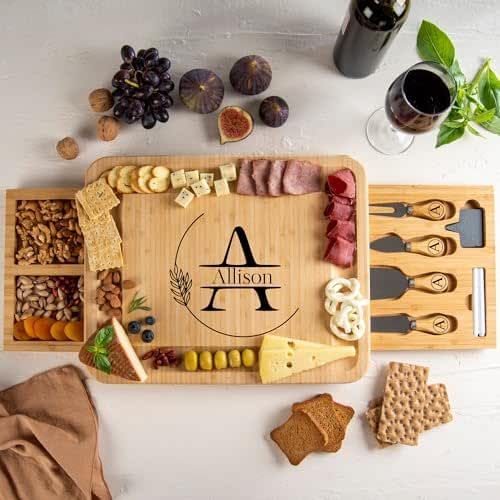 Personalized Charcuterie Board, Custom Cheese Board, Wedding Anniversary Gifts for Women, Wedding Gifts, Christmas Gifts, Anniversary Gifts, Or Bridal Shower Gifts