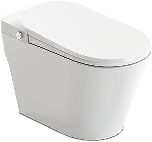ANZZI ENVO Echo Elongated Smart Toilet Bidet in White with Auto Open, Auto Close, Auto Flush, and Heated Seat | TL-STFF950WH