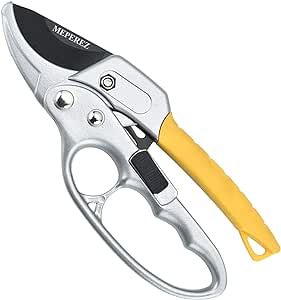 MEPEREZ premium Germany garden clippers, work 3 times easier, arthritis weak hand snips