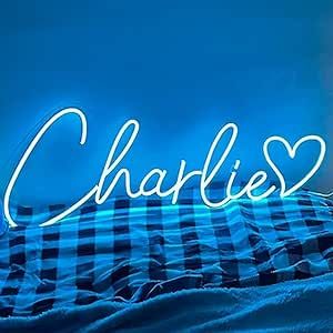 Custom Neon Signs, Professional Personalized Name Neon Light Sign, Custom LED Sign for Wedding Birthday Party Wall Decor Bar Salon Business Logo Christmas Gift (16-55 in)