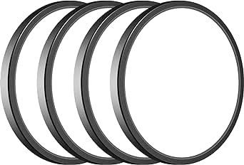4PACK LED Flush Mount Ceiling Light Fixture Black, 9Inch 24Watt, 5000K Daylight Light, Ultra Slim Flush Mount Ceiling Lamp for Living Room, Dining Room, Hallway,NOT-DIMMABLE