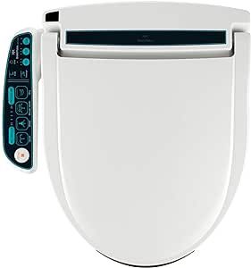 BidetMate 2000 Series Electric Bidet Heated Smart Toilet Seat with Unlimited Water, Side Control Panel, Deodorizer, and Warm Air Dryer - Adjustable Self-Cleaning Fits Round Toilets