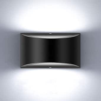 Modern Wall Sconces Indoor Wall Lamp Dimmable LED Up Down Wall Lamp 12W for Bedroom Living Room Staircase, Cool White