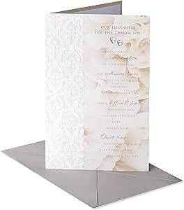 American Greetings Wedding Card (Beautiful Beginning)