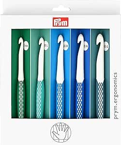 Prym Ergonomics Crochet Hook Set, Large (7mm, L, M, N, O)