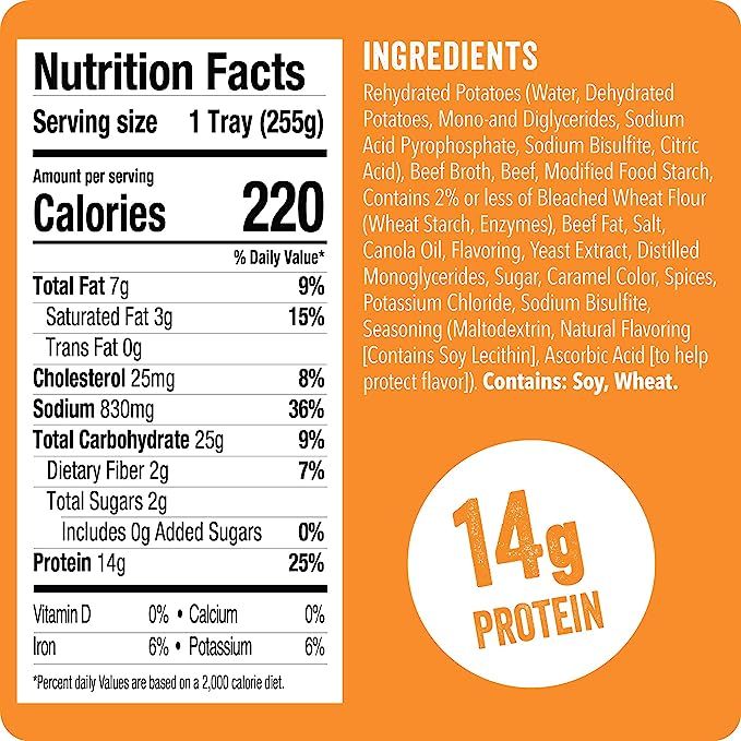 HORMEL COMPLEATS Roast Beef & Mashed Potatoes With Gravy Microwave Tray