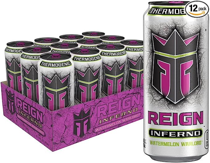 REIGN Inferno Watermelon Warlord, Thermogenic Fuel, Fitness and Performance Drink