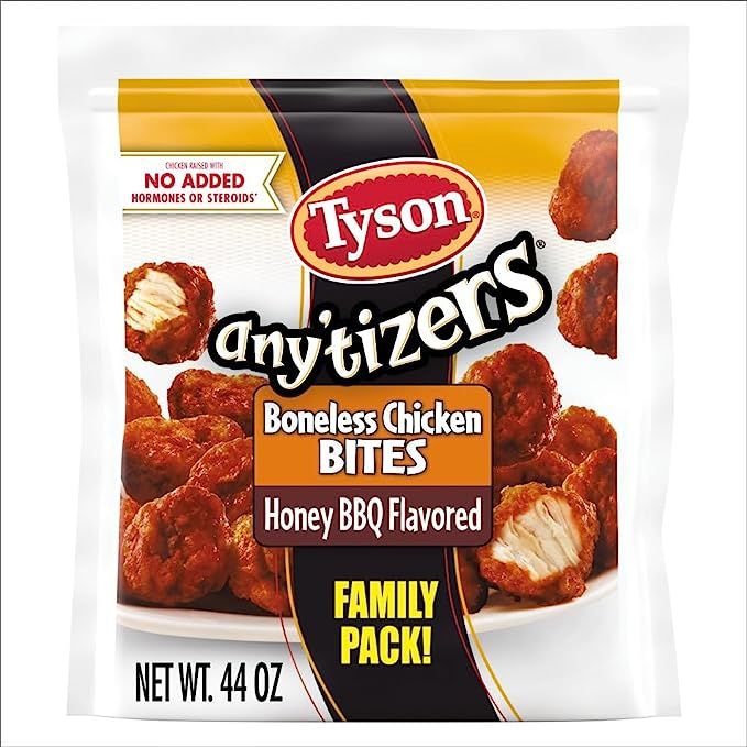 Tyson Any'tizers Honey BBQ Boneless Chicken Bites Family